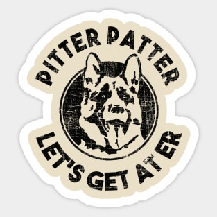 Pitter Patter // Let's Get AT ER Sticker